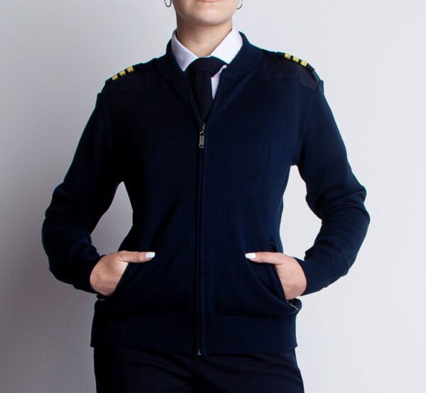 Female Zip-up Cardigan Sweater