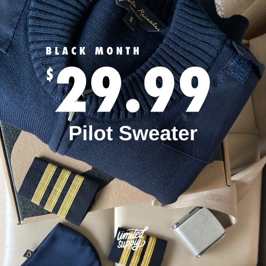 Pilot Sweater Offer Black Friday